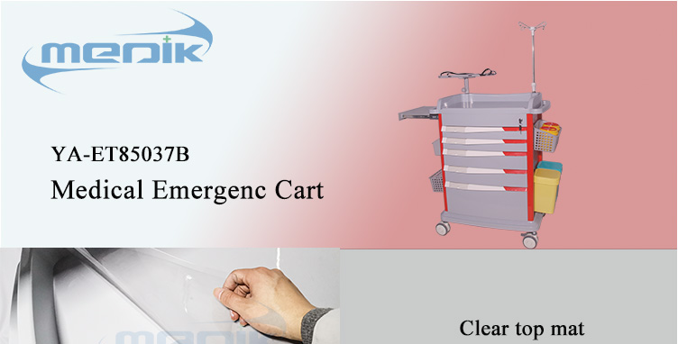 YA-ET85037B Medical Emergency Crash Cart