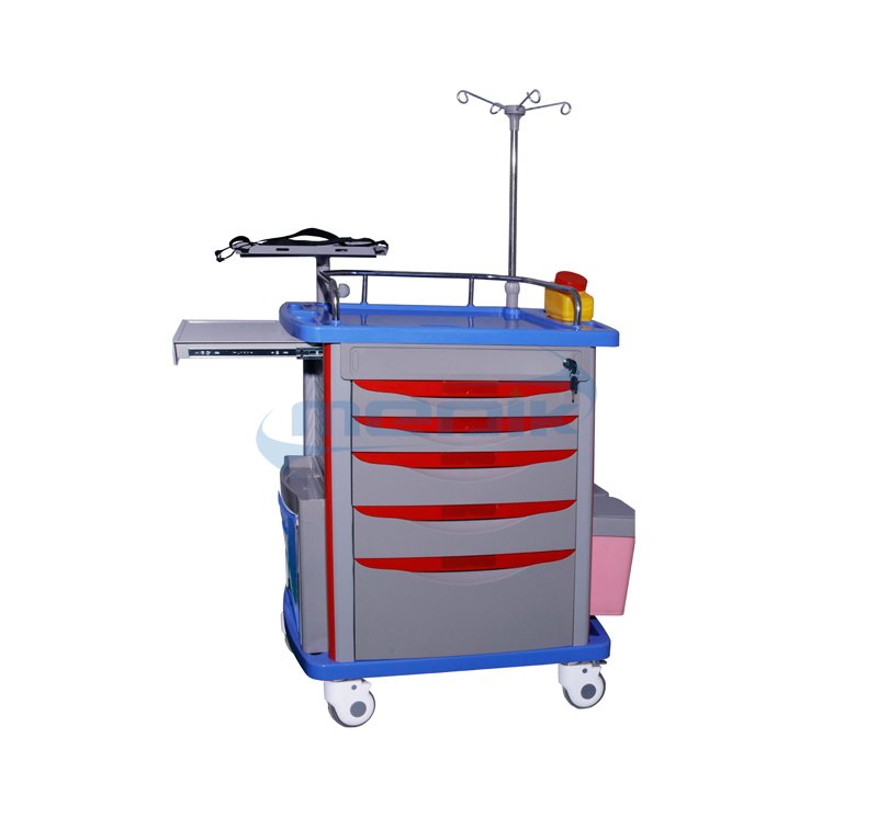 Model YA-ET75001A Medical Emergency Trolley