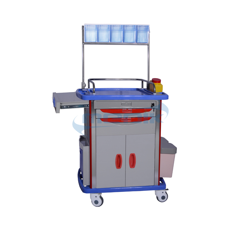 Model YA-ET75001A Medical Emergency Trolley