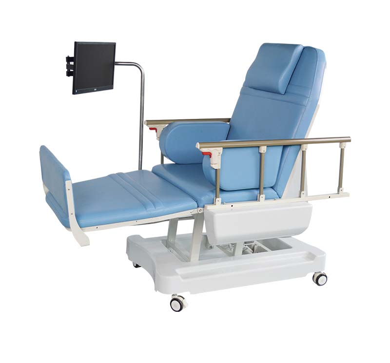 YA-DS-D01 Electric Hemodialysis Chair With Guardrail