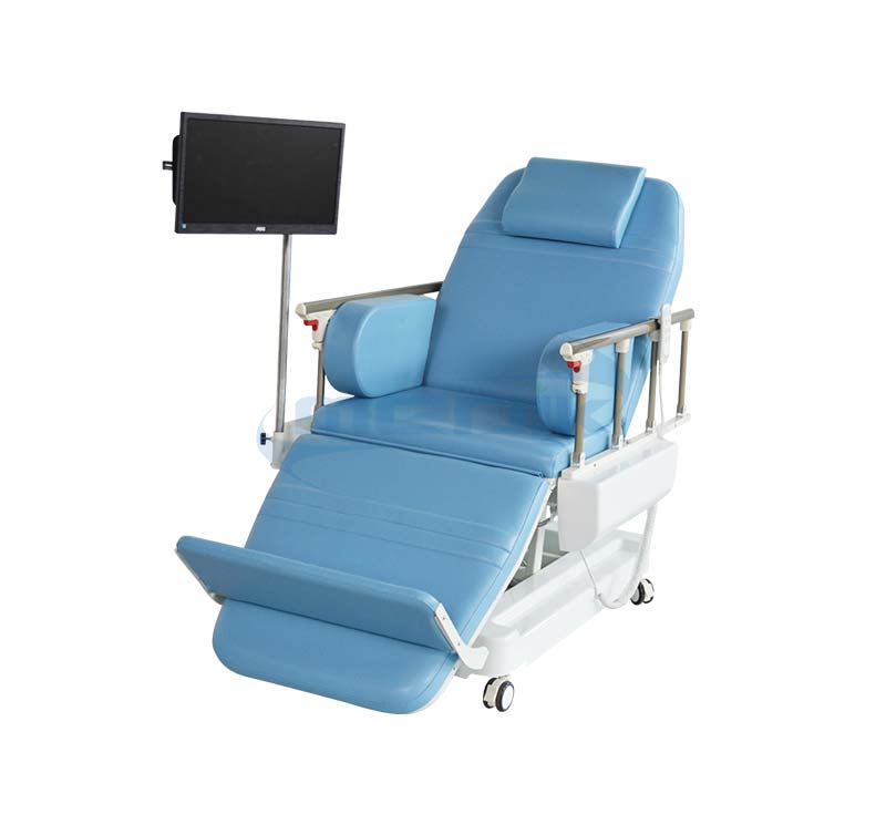 YA-DS-D01 Electric Hemodialysis Chair With Guardrail