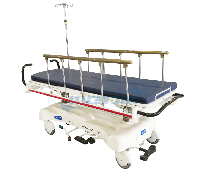 YA-111B-E Emergency Hydraulic Patient Stretcher With Full Length X-ray Platform