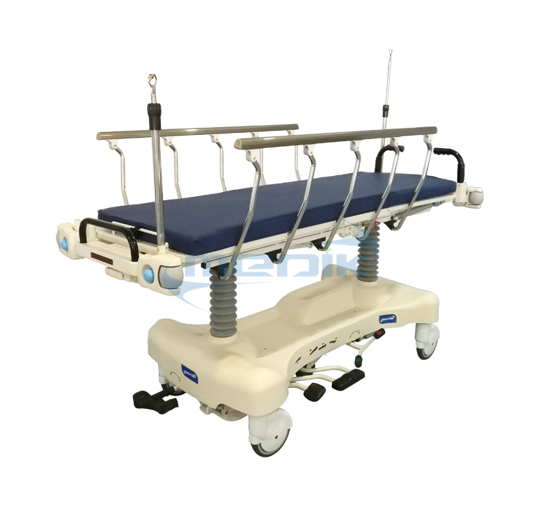 YA-PS02 Emergency Hydraulic Patient Stretcher With X-ray Platform And Acutant Pump