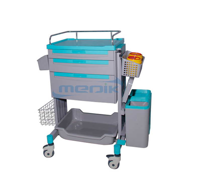 YA-ET60022A Hospital Plastic Medicine Trolley