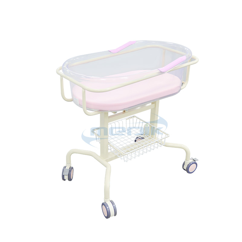 YA-800A Hospital Baby Bassinet With Storage Unit 