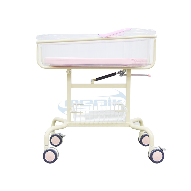 YA-800A Hospital Baby Bassinet With Storage Unit 