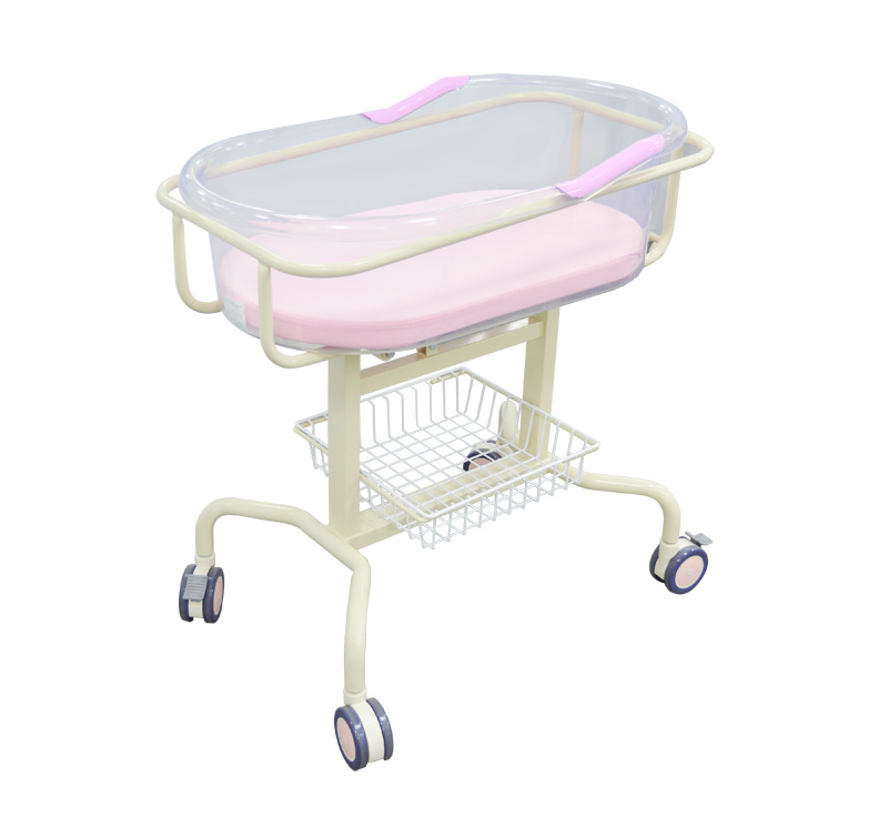 YA-800A Hospital Baby Bassinet With Storage Unit 