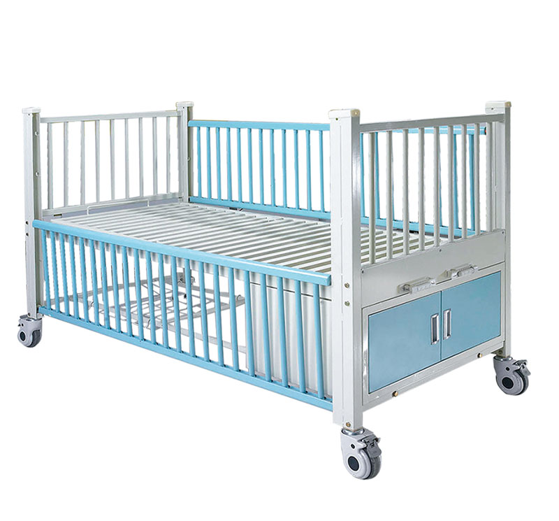 YA-PM2-2 Manual Pediatric Bed With Central Brake System