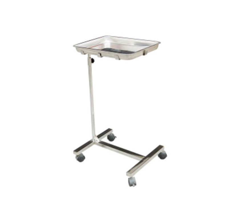 MK-S10 Hospital Instrument Mayo Cart Trolley Stainless Steel