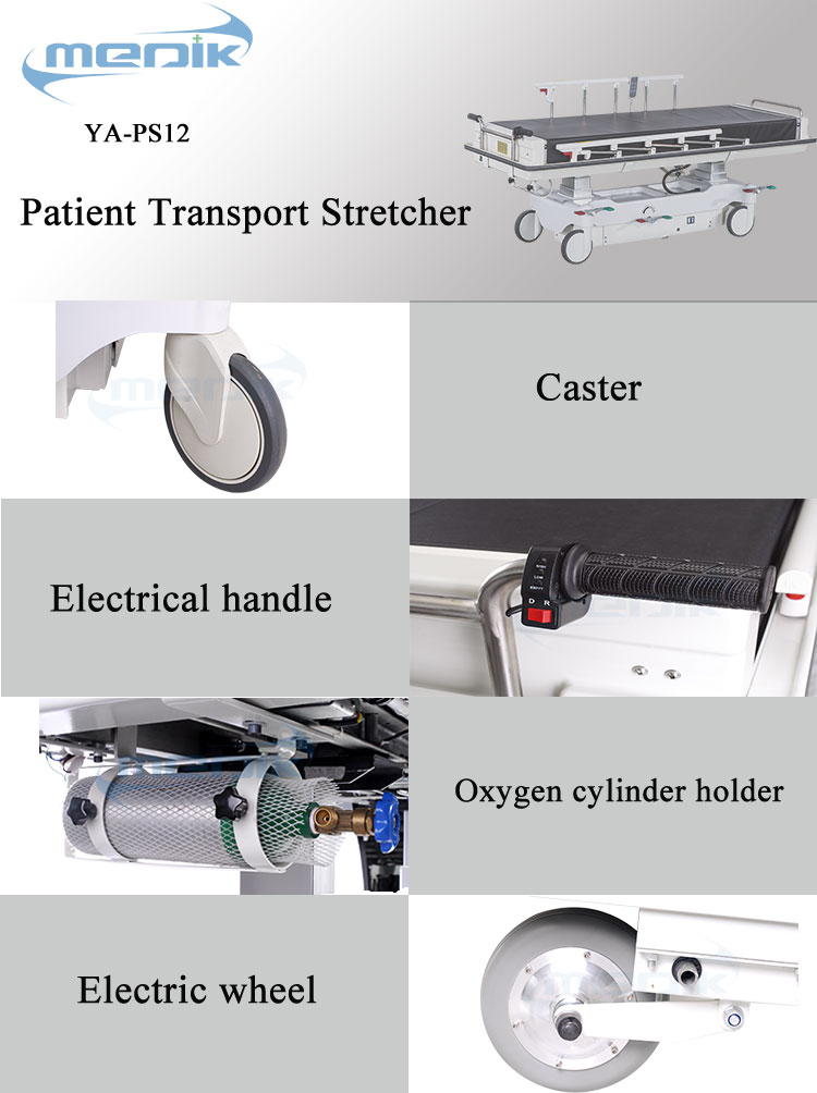 YA-PS12 Patient Transportation Stretcher With Remote Hand Controller