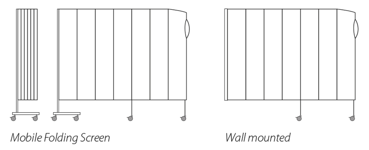 MK-N03 Mobile Medical Privacy Screens