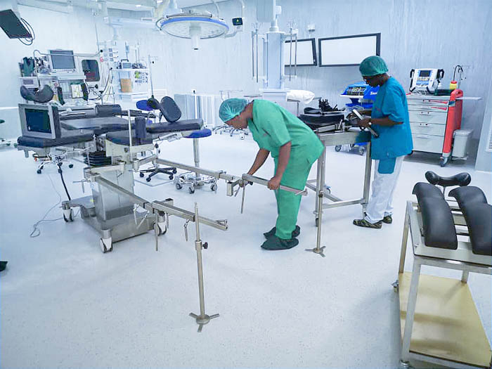 Medik Exported Electric Operating Table To Tanzania Market