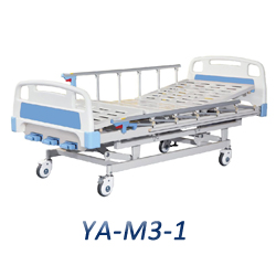 What is a 3 crank hospital bed?