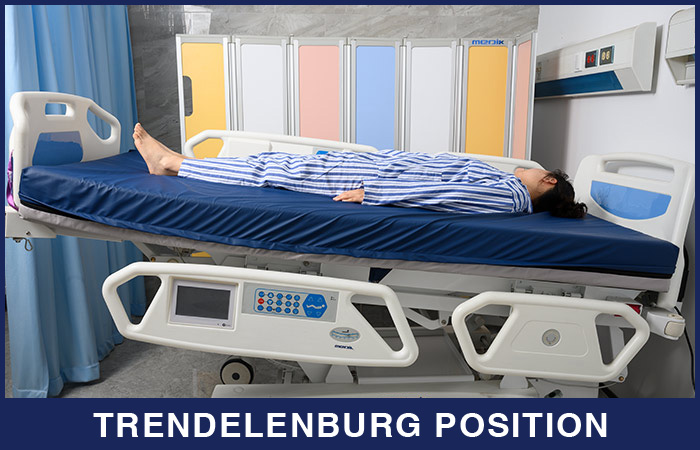 Patient Positions in Medical Bed