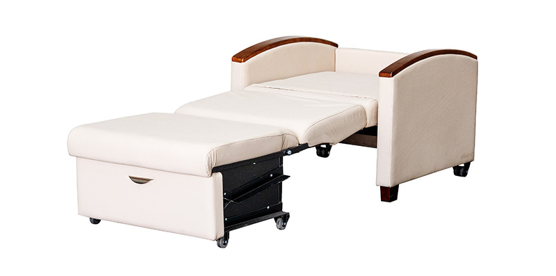 How To Turn Hospital Chair Into Bed？