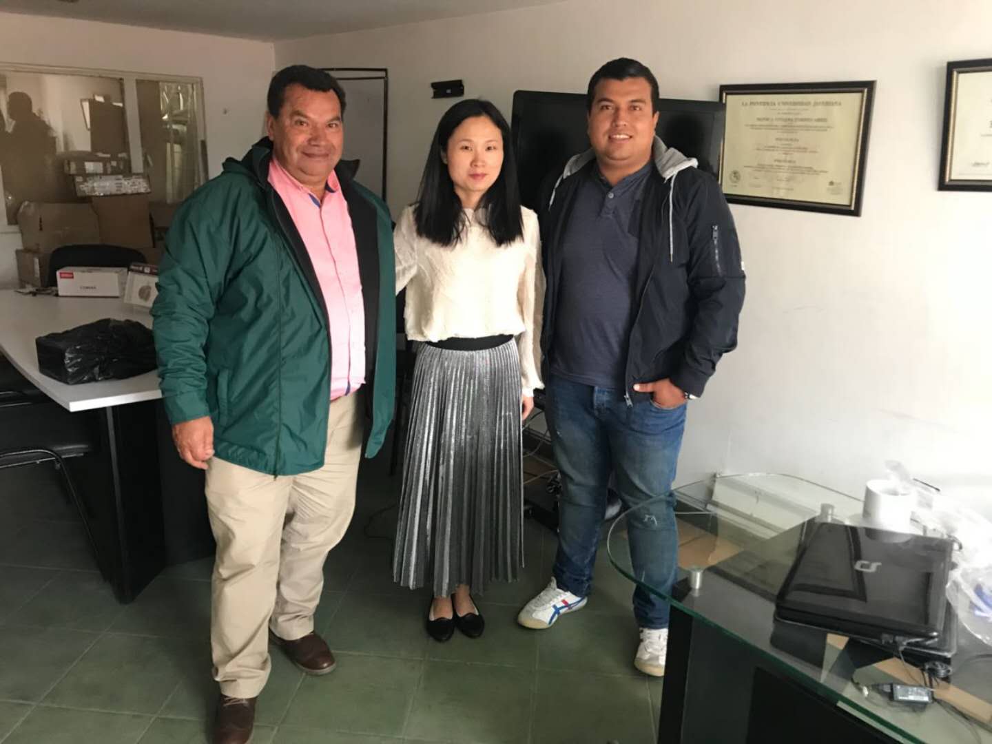 In June 2018,we visit several clients located in Colombia