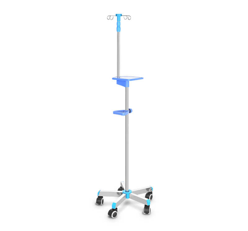 MK-IS08 Heavy Duty 5-leg IV Drip Stand For Hospital