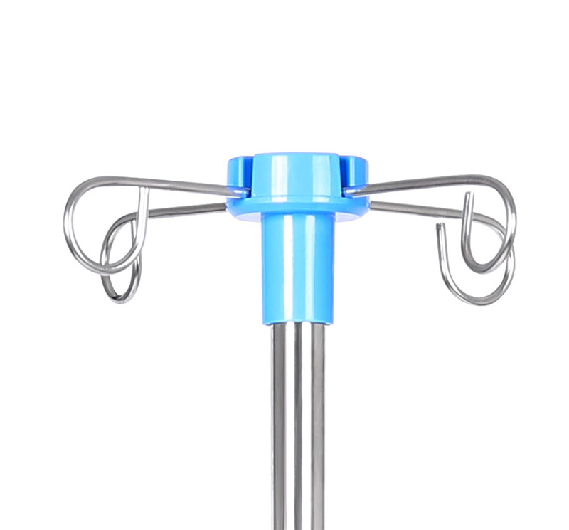 MK-IS08 Stainless Steel IV Stand With Castors For Hospital