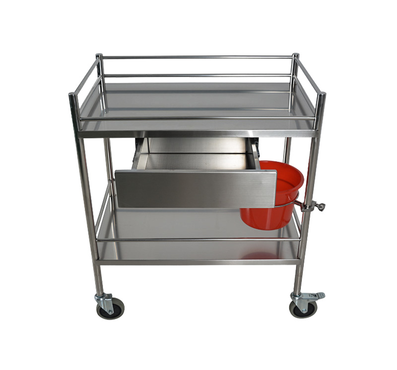 MK-S07 Stainless Steel Hospital Dressing Trolley