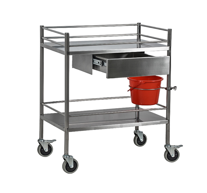 MK-S07 Stainless Steel Hospital Dressing Trolley