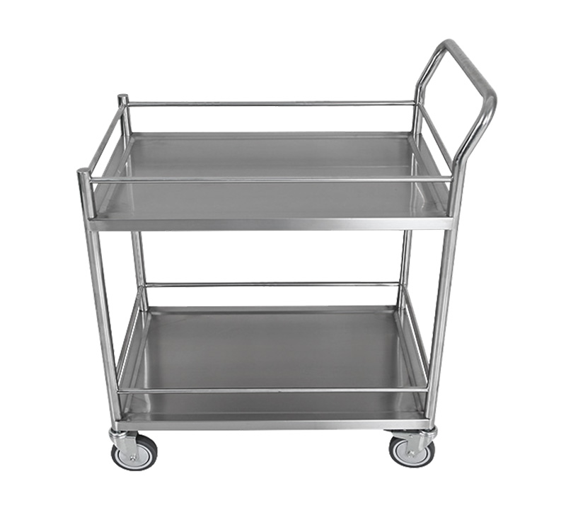 MK-S43 Stainless Steel Transport Cart Medical Instrument Trolley