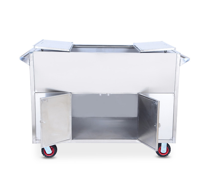 CSD-T03 Stainless Steel Hospital Aseptic Cabinet Surgical Trolley Nursing Trolley