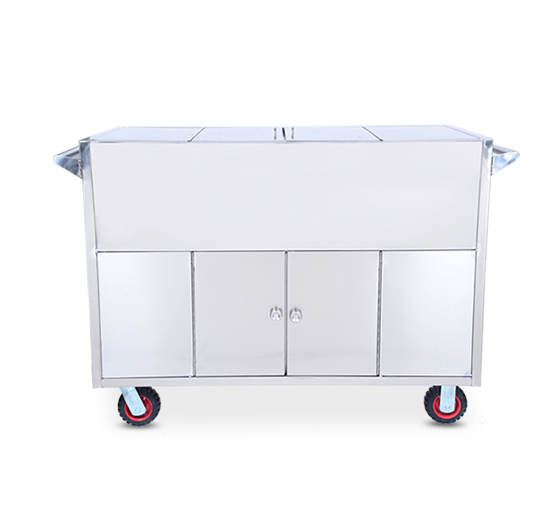 CSD-T03 Stainless Steel Hospital Aseptic Cabinet Surgical Trolley Nursing Trolley
