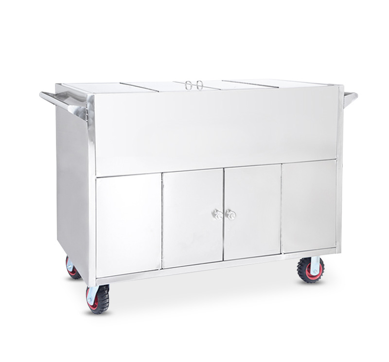 CSD-T03 Stainless Steel Hospital Aseptic Cabinet Surgical Trolley Nursing Trolley