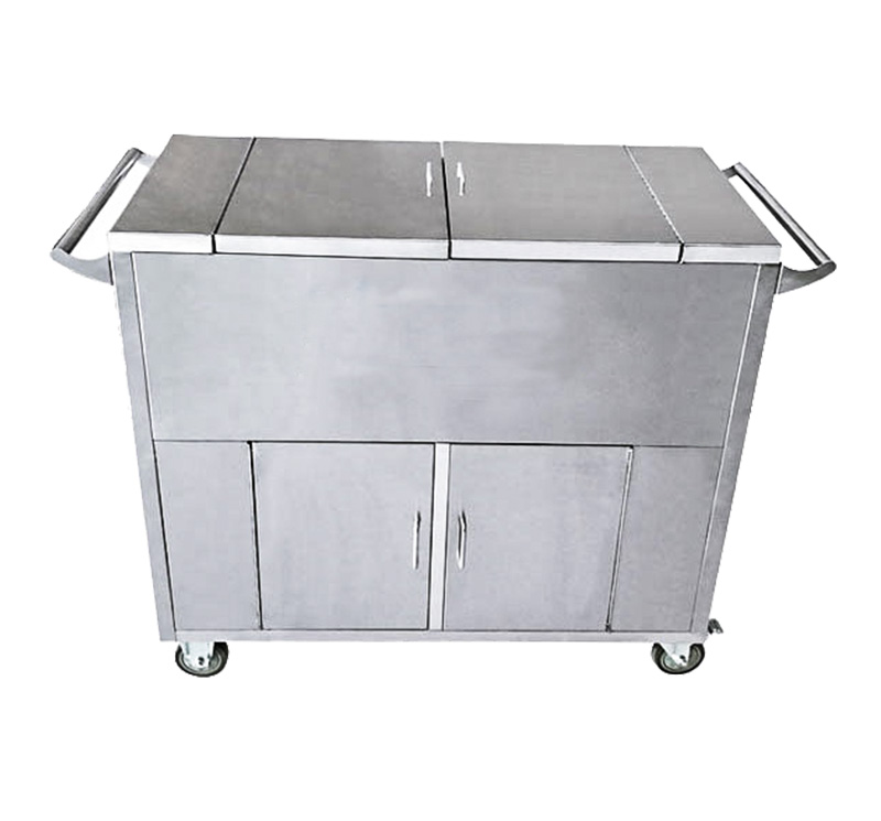 CSD-T02 Two Door Stainless Steel Case Carts For Medical CSSD