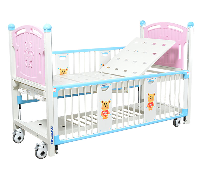 YA-PM2-3 Manual Cartoon Hospital Pediatric Bed