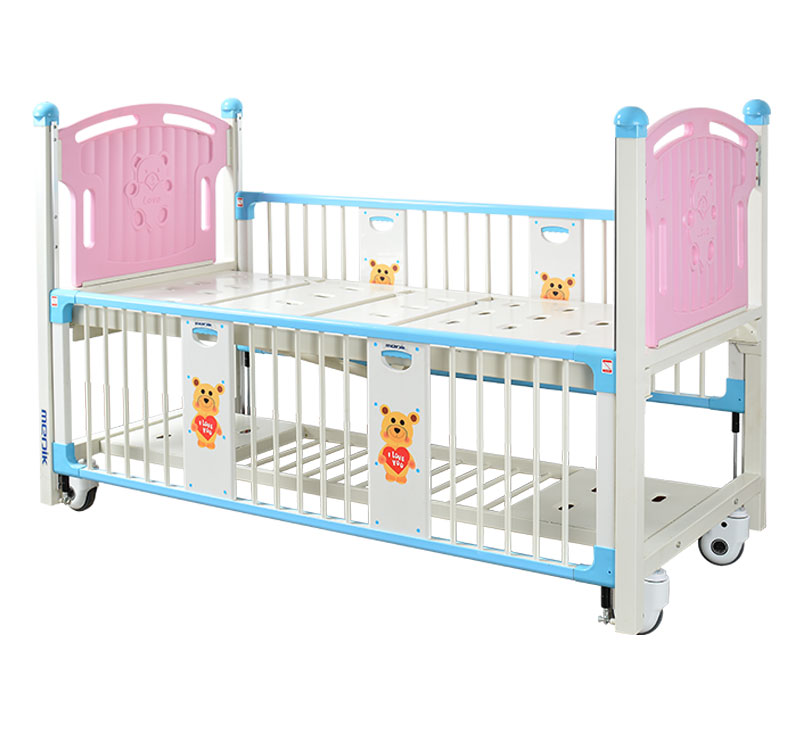 YA-PM2-3 Manual Cartoon Hospital Pediatric Bed