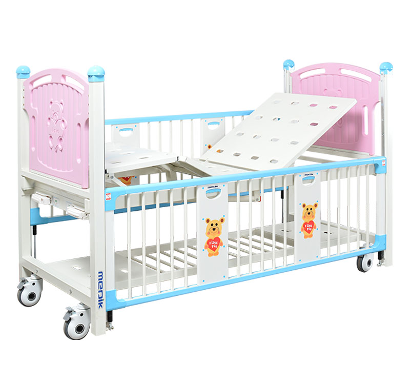 YA-PM2-3 Manual Cartoon Hospital Pediatric Bed