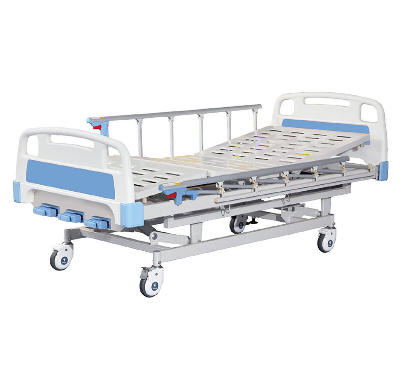YA-M3-1 Manual Adjustable 3 Crank Hospital Type Bed