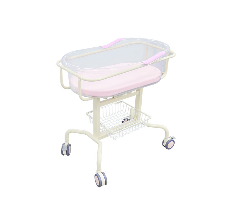 MK-B03 Hospital Baby Bassinet With Storage Unit