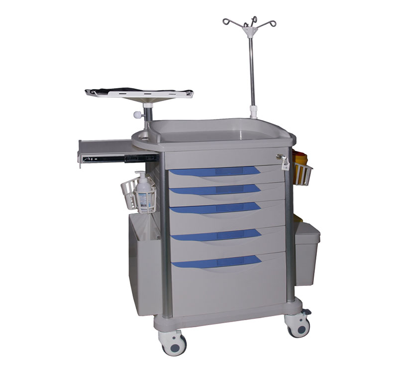 MK-P05 Hospital Plastic Medicine Trolley