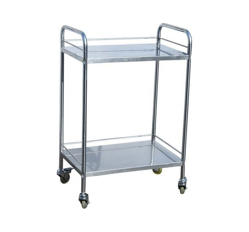 MK-S05 Medical Stainless Steel Hospital Utility Cart Trolley