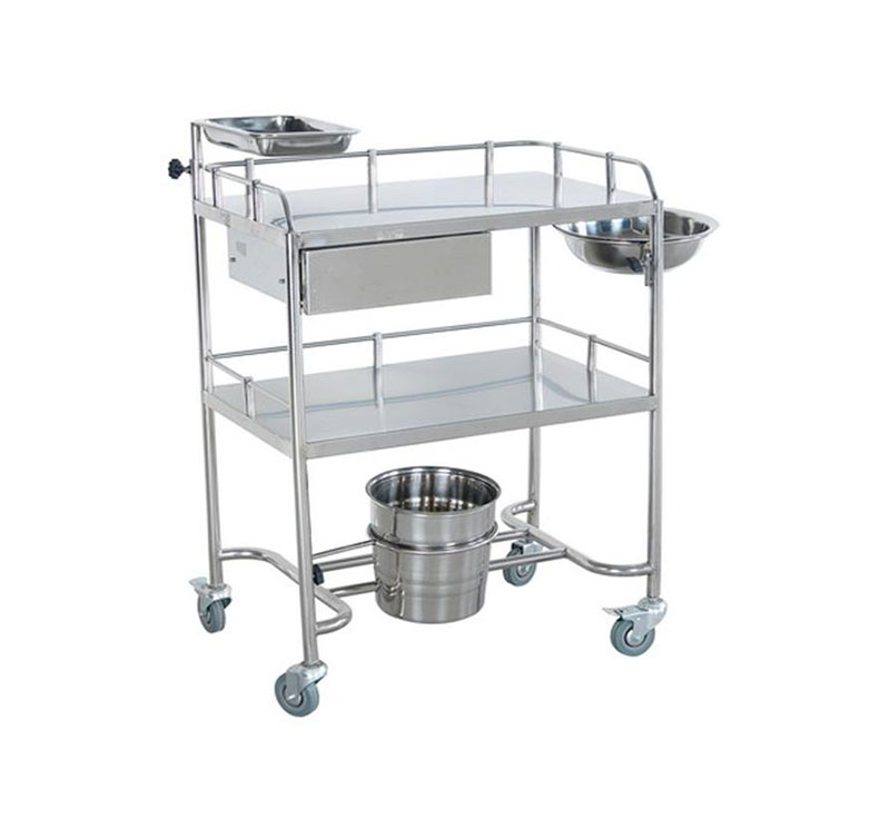 MK-S03 SS Medical Instrument Trolley