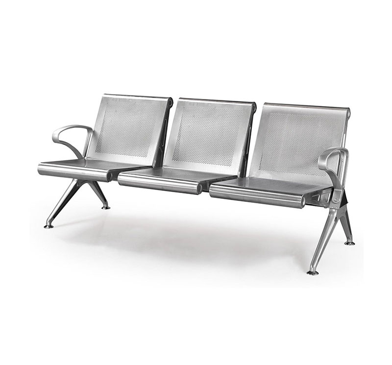 YA-W03 Stainless Steel Waiting Bench