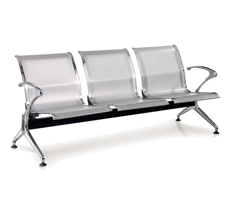 YA-W09 Stainless Steel 3 Seat Waiting Chair