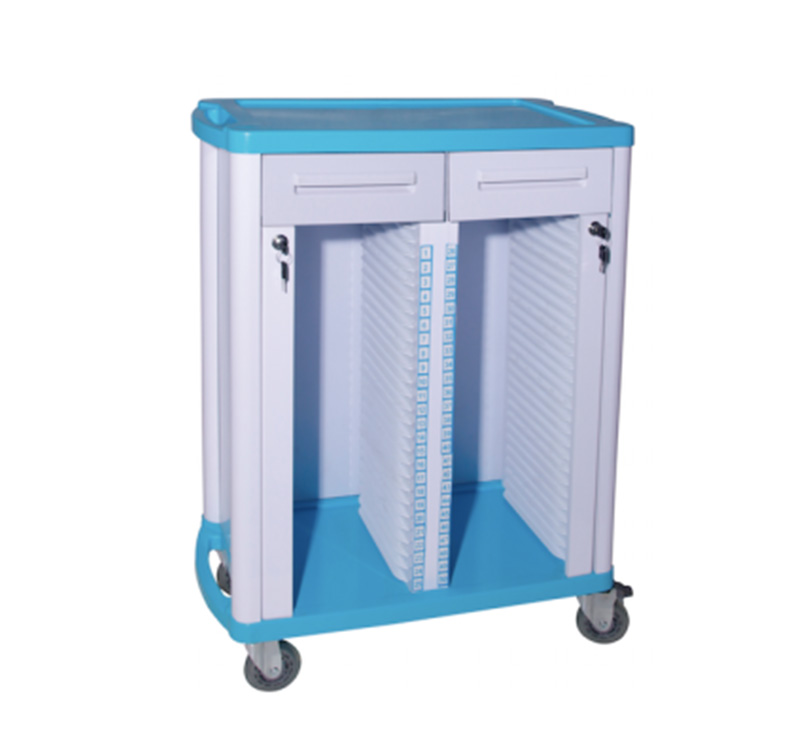 MK-P15 Hospital Patient Files Trolley With Drawer