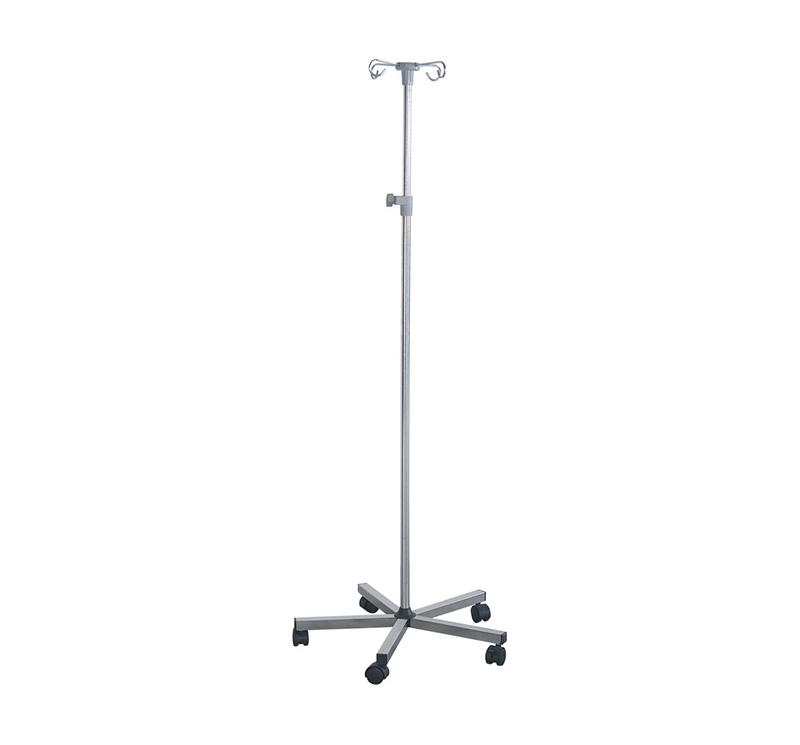 MK-IS02 Stainless Steel Heavy Duty Infusion Stand 5 Leg