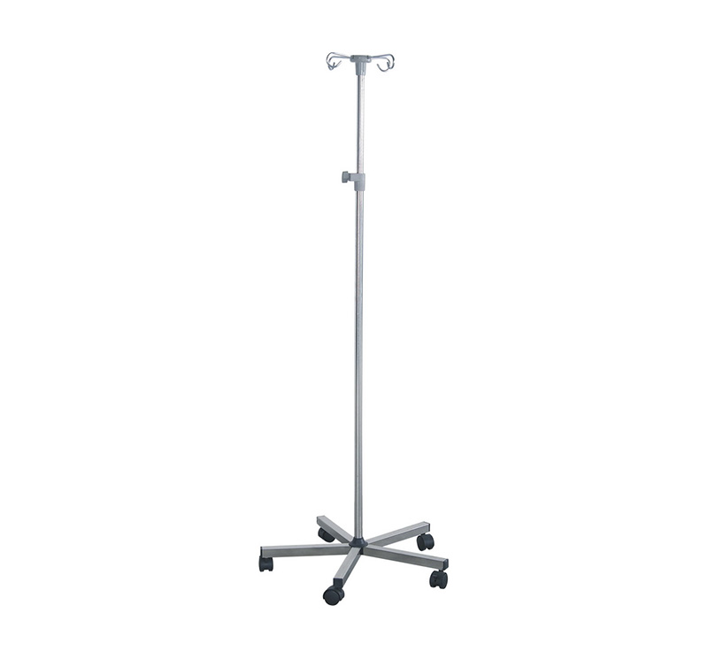 MK-IS02 Mobile Hospital Heavy Duty IV Infusion Stand 5 Leg