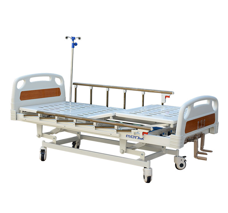 YA-M3-1 Manual Adjustable 3 Crank Hospital Type Bed