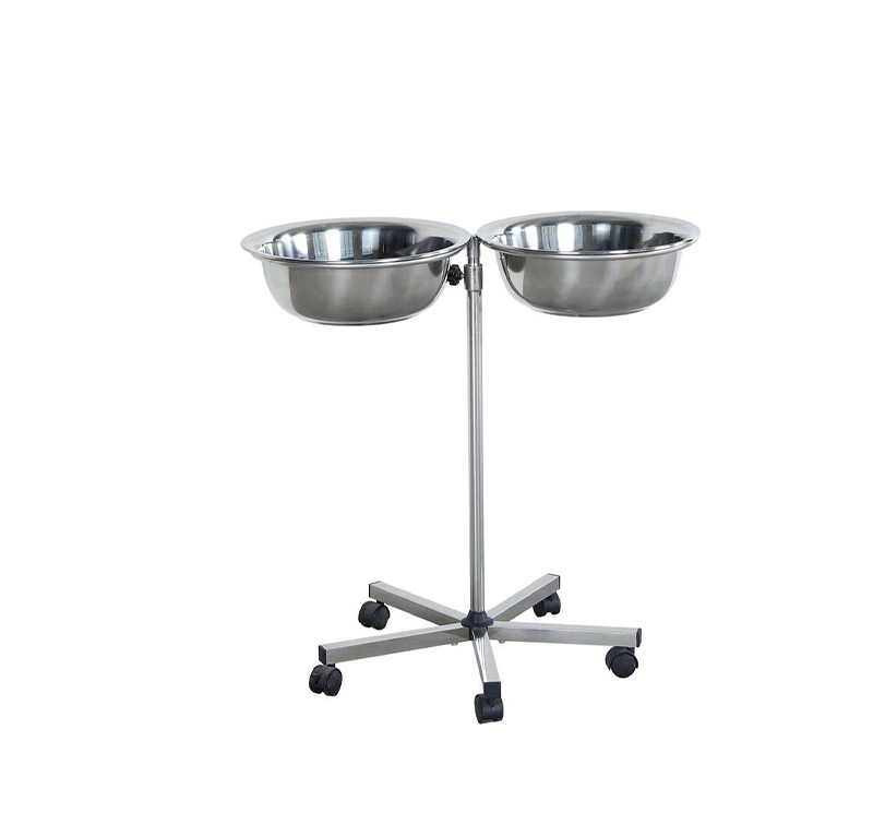 MK-S34 Hand Wash Basin Stand Double Bowl For Hospital