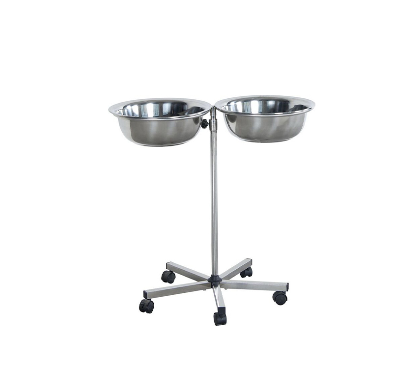 MK-S33 Hand Wash Basin Stand Double Bowl For Hospital