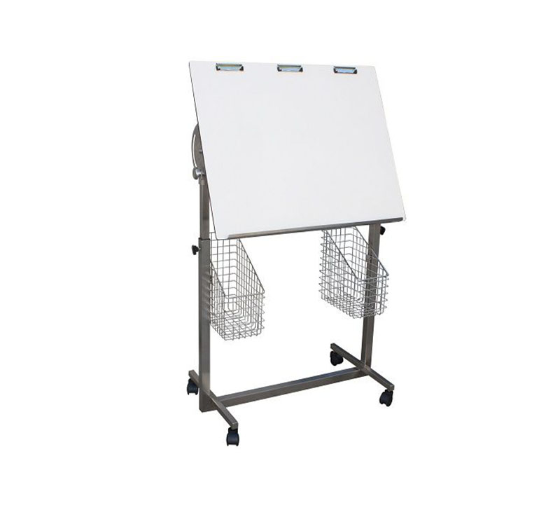 MK-S38 ICU Flow Chart Table With 2 Small Baskets