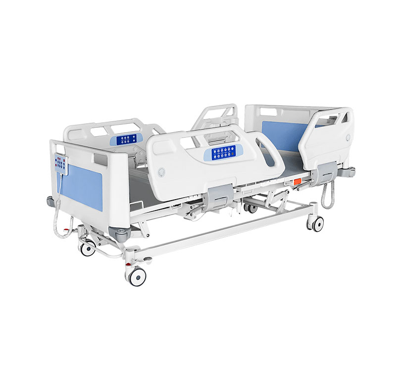 Electric Long Term Care Hospital Beds With Embedded Railing Control