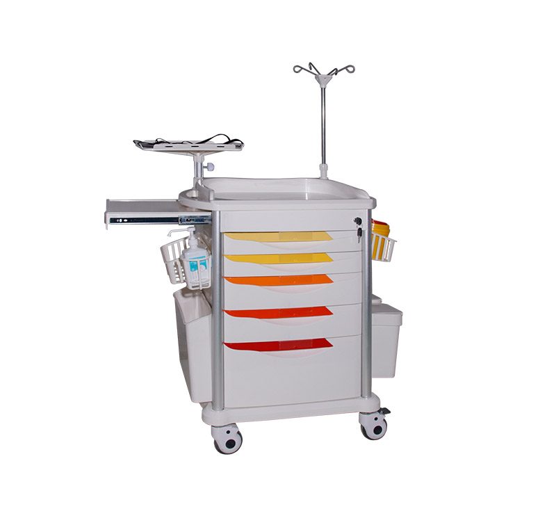 MK-P05 ABS Mobile Hospital Emergency Trolley