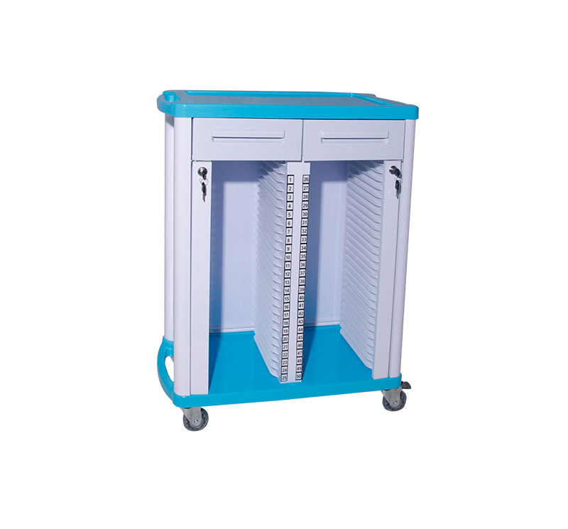 MK-P15 Hospital Patient Files Trolley With Drawer