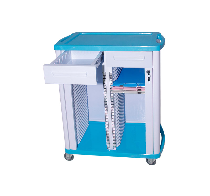 MK-P15 Hospital Patient Files Trolley With Drawer